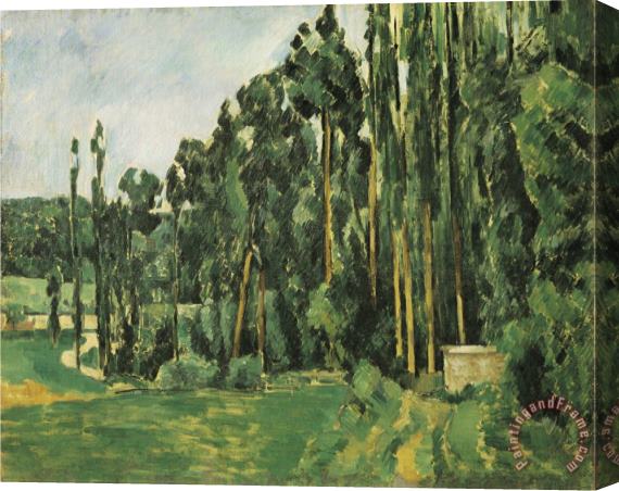 Paul Cezanne The Poplars Les Peupliers Stretched Canvas Print / Canvas Art
