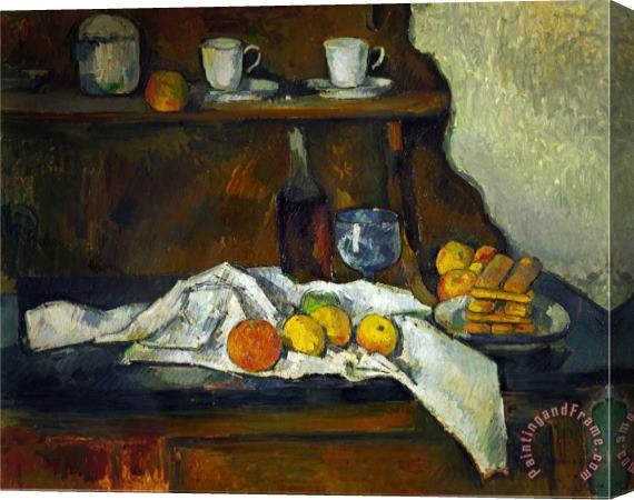 Paul Cezanne The Sideboard 1877 1879 Stretched Canvas Painting / Canvas Art