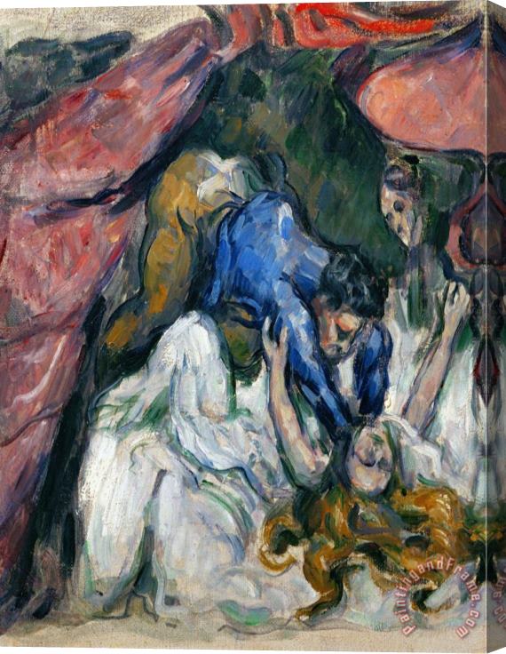 Paul Cezanne The Strangled Woman 1870 1872 Stretched Canvas Print / Canvas Art