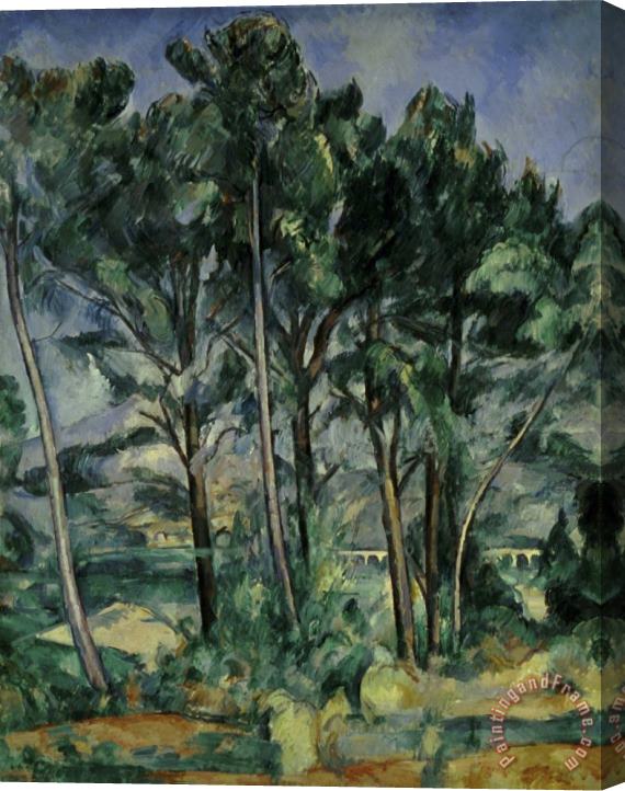 Paul Cezanne The Viaduct Stretched Canvas Print / Canvas Art