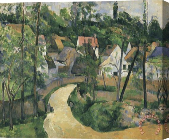 Paul Cezanne Turn in The Road C 1881 Stretched Canvas Print / Canvas Art