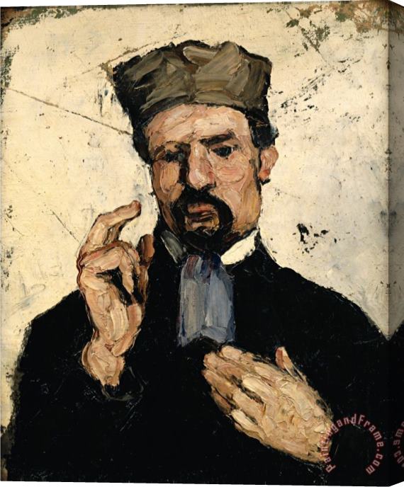 Paul Cezanne Uncle Dominique As a Lawyer 1866 Stretched Canvas Painting / Canvas Art