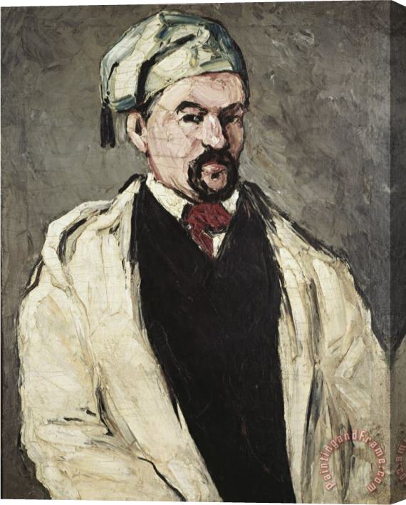 Paul Cezanne Uncle Dominique Man in a Cotton Hat Stretched Canvas Painting / Canvas Art