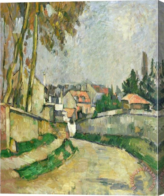 Paul Cezanne Village Road 1879 82 Stretched Canvas Print / Canvas Art