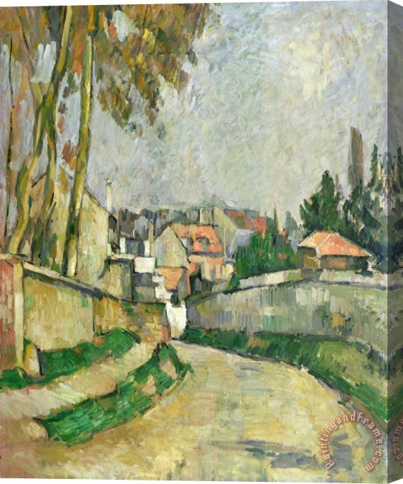 Paul Cezanne Village Road Stretched Canvas Painting / Canvas Art