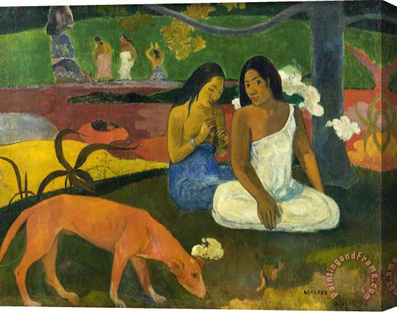 Paul Gauguin Arearea Stretched Canvas Painting / Canvas Art