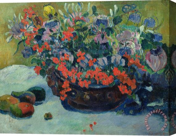 Paul Gauguin Bouquet of Flowers Stretched Canvas Painting / Canvas Art
