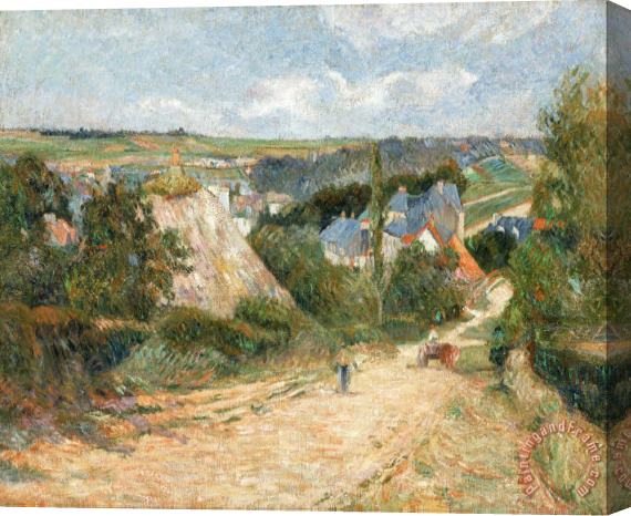 Paul Gauguin Entrance to The Village of Osny Stretched Canvas Painting / Canvas Art