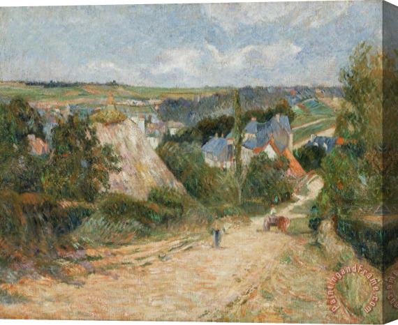 Paul Gauguin Entrance to The Village of Osny Stretched Canvas Print / Canvas Art