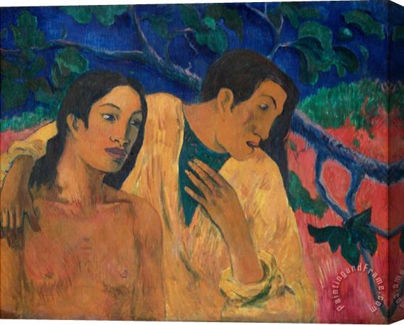 Paul Gauguin Escape Stretched Canvas Print / Canvas Art
