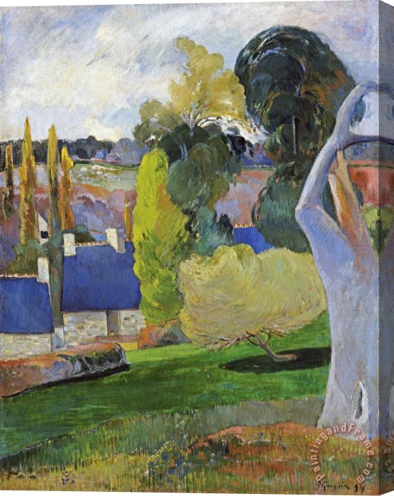 Paul Gauguin Farm in Brittany II Stretched Canvas Painting / Canvas Art