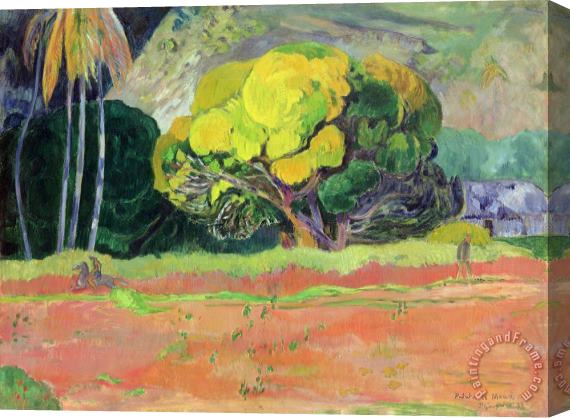 Paul Gauguin Fatata Te Moua Stretched Canvas Print / Canvas Art