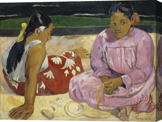 Paul Gauguin Femmes De Tahiti Ou Sur La Plage Stretched Canvas Painting / Canvas Art