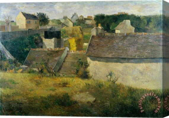Paul Gauguin Houses at Vaugirard Stretched Canvas Painting / Canvas Art