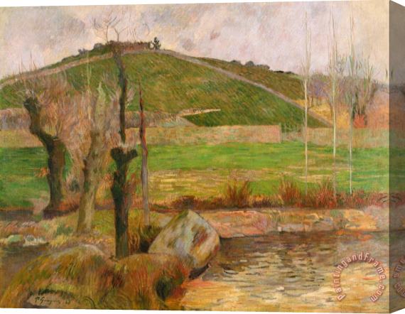 Paul Gauguin Landscape Near Pont Aven Stretched Canvas Painting / Canvas Art