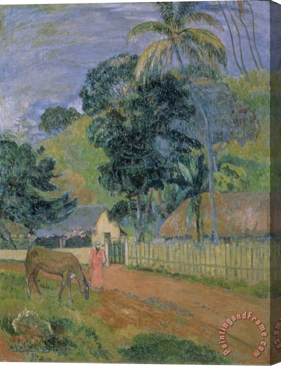 Paul Gauguin Landscape Stretched Canvas Painting / Canvas Art