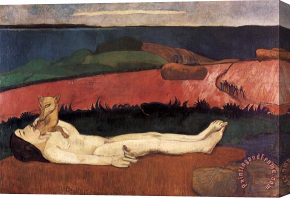 Paul Gauguin Loss of Virginity Stretched Canvas Print / Canvas Art