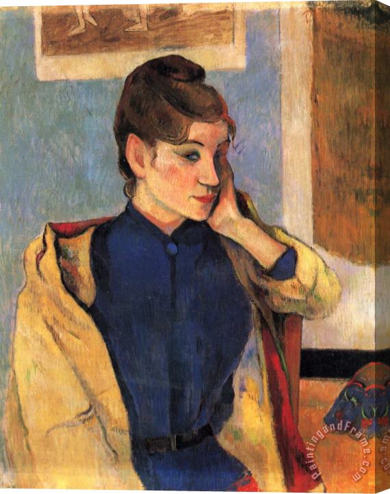 Paul Gauguin Portrait of Madelaine Bernard Stretched Canvas Print / Canvas Art