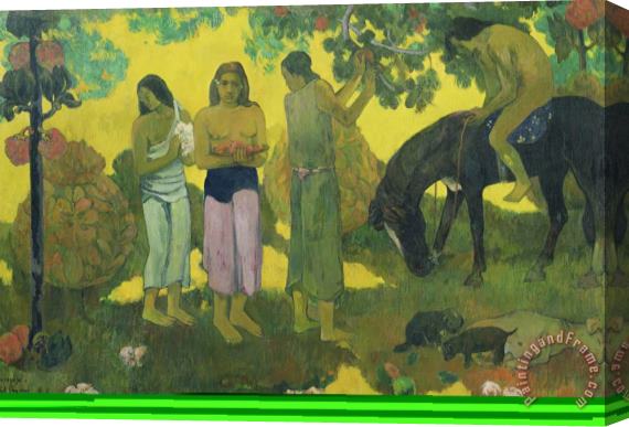 Paul Gauguin Rupe Rupe (fruit Gathering) Stretched Canvas Print / Canvas Art