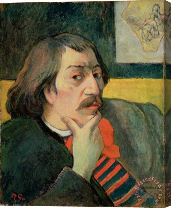 Paul Gauguin Self portrait Stretched Canvas Print / Canvas Art