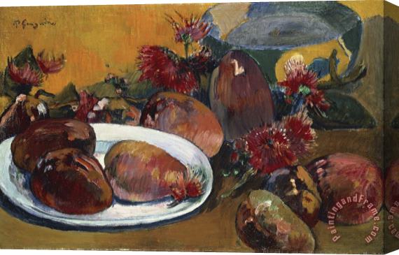 Paul Gauguin Still Life with Mangoes Stretched Canvas Print / Canvas Art