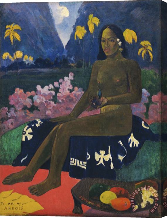 Paul Gauguin Te Aa No Areois (the Seed of The Areoi) Stretched Canvas Painting / Canvas Art