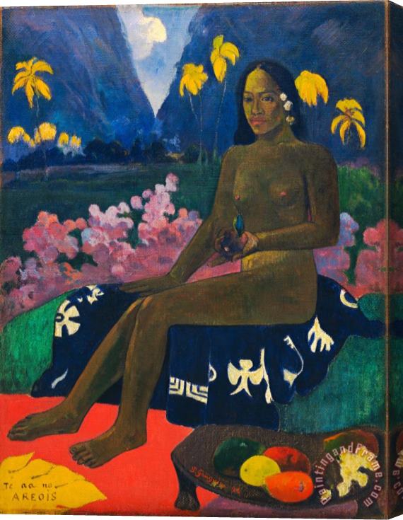 Paul Gauguin Te Aa No Areois Stretched Canvas Painting / Canvas Art