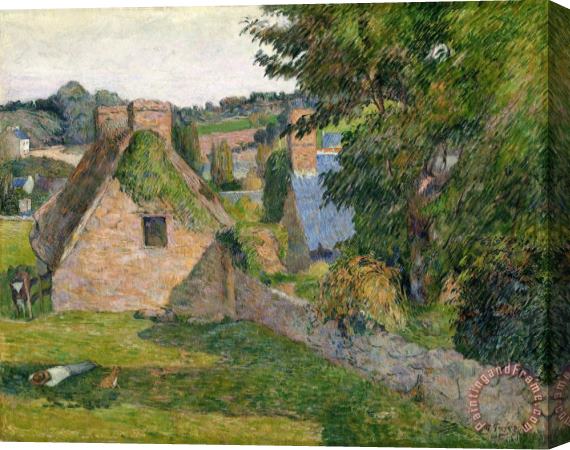 Paul Gauguin The Field of Derout Lollichon Stretched Canvas Print / Canvas Art