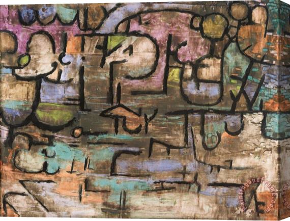 Paul Klee After The Flood Stretched Canvas Painting / Canvas Art