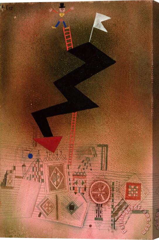 Paul Klee Arrested Lightning 1927 Stretched Canvas Print / Canvas Art