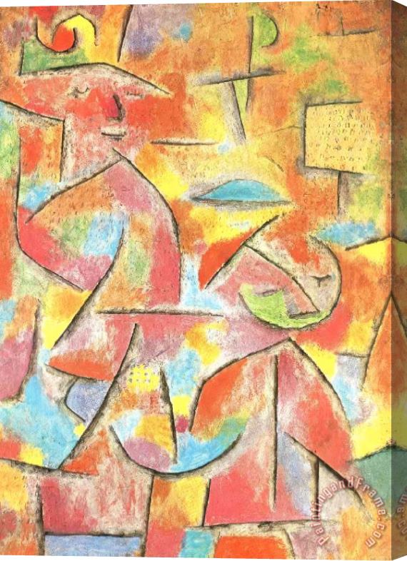 Paul Klee Bimba E Zia C 1937 Stretched Canvas Print / Canvas Art