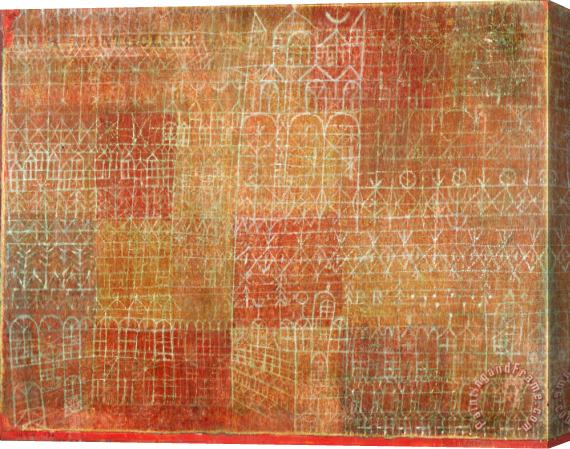 Paul Klee Cathedral Stretched Canvas Print / Canvas Art