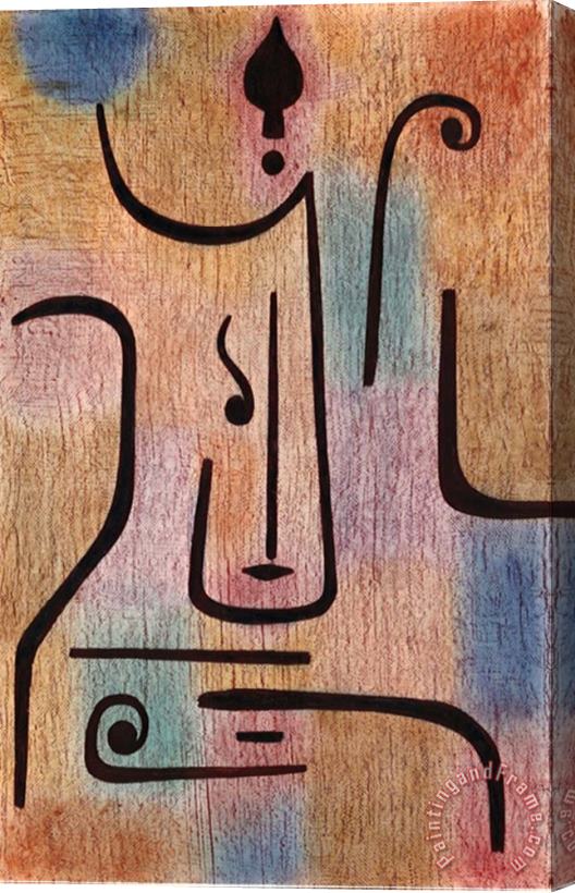 Paul Klee Der Erzengel 1938 Stretched Canvas Print / Canvas Art
