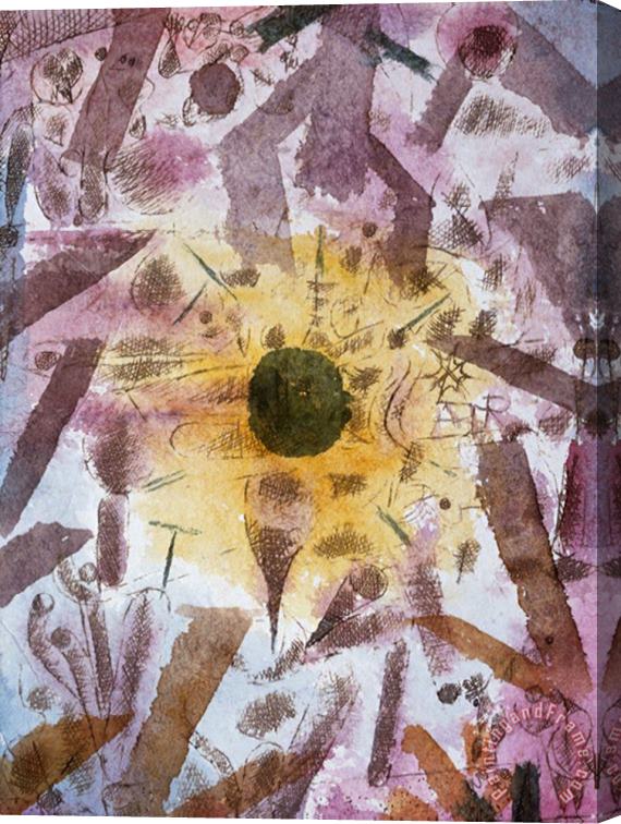 Paul Klee Eclipse of The Sun Sonnenfinsternis Stretched Canvas Print / Canvas Art