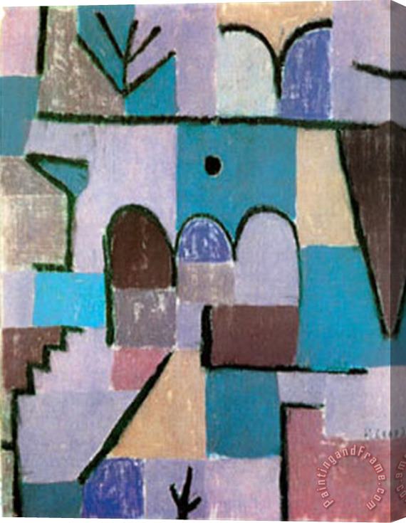Paul Klee Garten Im Orient C 1937 Stretched Canvas Painting / Canvas Art