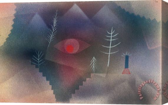 Paul Klee Glance of a Landscape Stretched Canvas Painting / Canvas Art