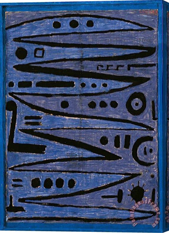 Paul Klee Heroic Strokes of The Bow C 1928 Stretched Canvas Painting / Canvas Art