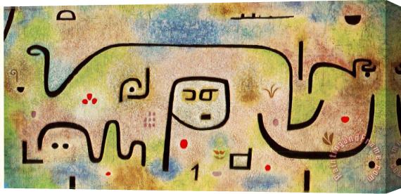 Paul Klee Insula Dulcamara 1921 Stretched Canvas Print / Canvas Art