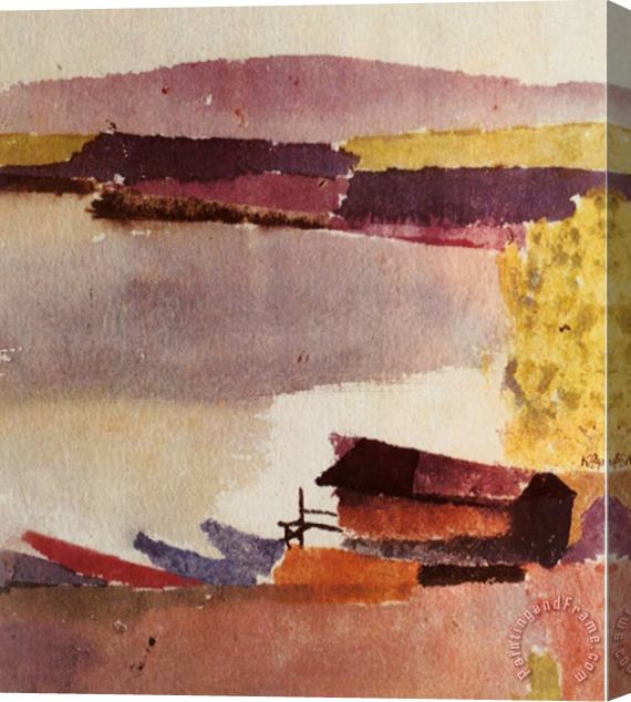 Paul Klee Kleiner Hafen 1914 Stretched Canvas Print / Canvas Art