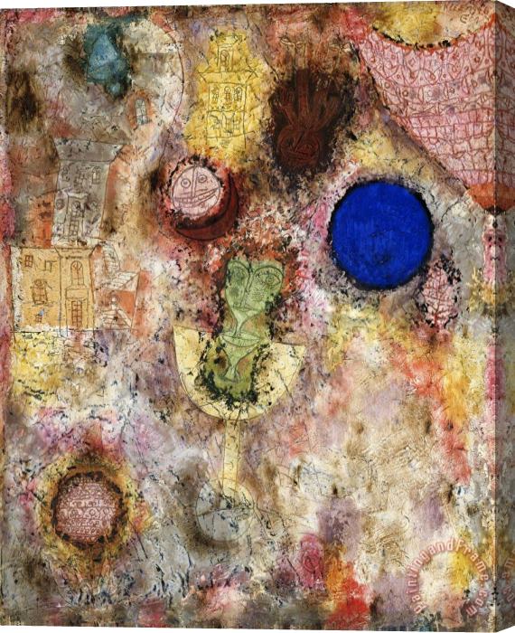 Paul Klee Magic Garden (zaubergarten) Stretched Canvas Painting / Canvas Art