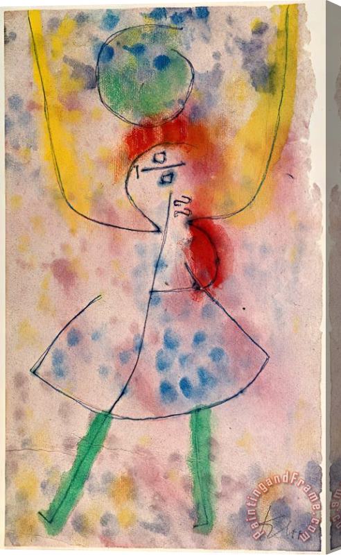 Paul Klee Mit Grunen Strumpfen 1939 Stretched Canvas Painting / Canvas Art