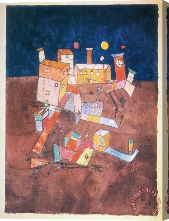 Paul Klee Part of G 1927 Stretched Canvas Painting / Canvas Art