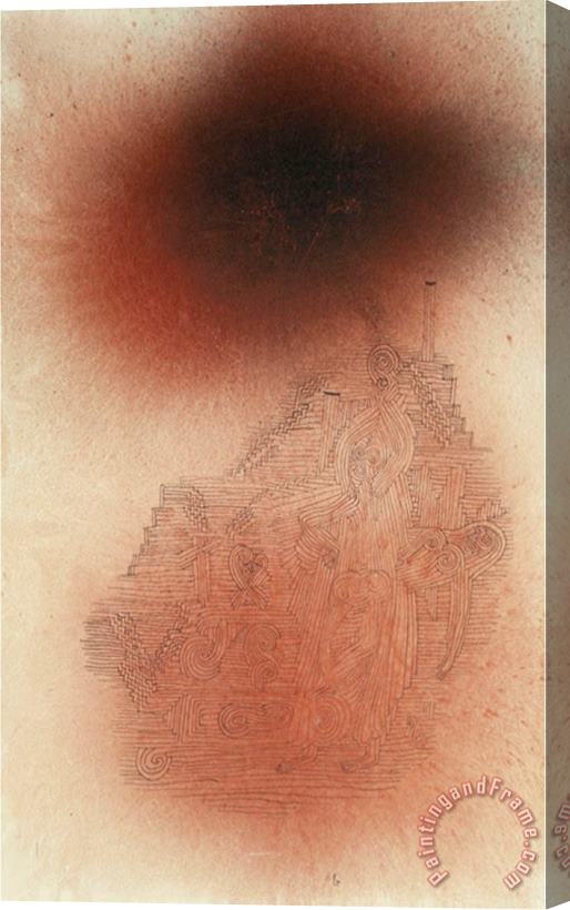 Paul Klee Prelude to Golgotha Ein Vorspiel Zu Golgatha Stretched Canvas Painting / Canvas Art