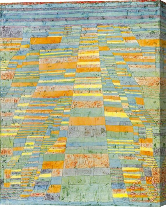 Paul Klee Primary Route And Bypasses C 1929 Stretched Canvas Print / Canvas Art