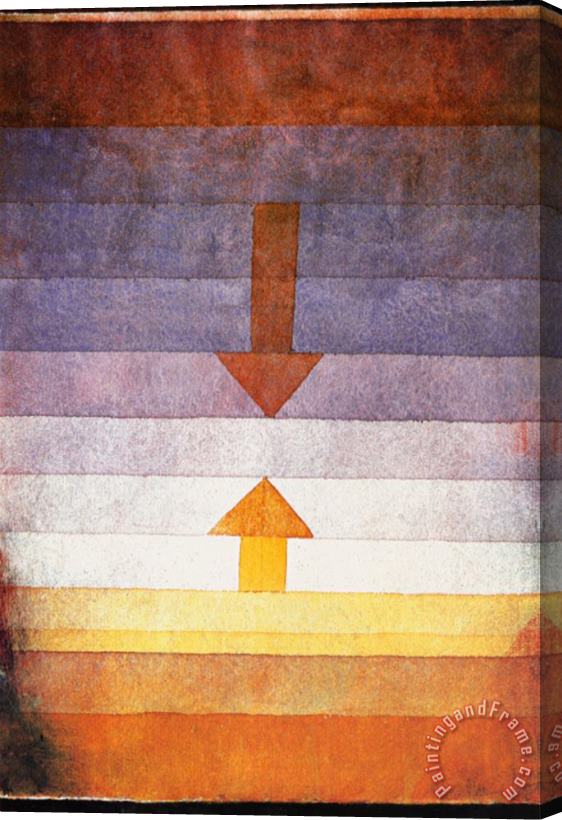 Paul Klee Scheidung Abends C 1922 Stretched Canvas Painting / Canvas Art