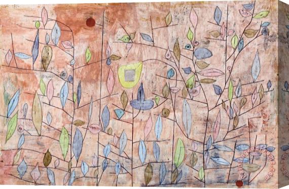 Paul Klee Sparse Foliage 1934 Stretched Canvas Painting / Canvas Art