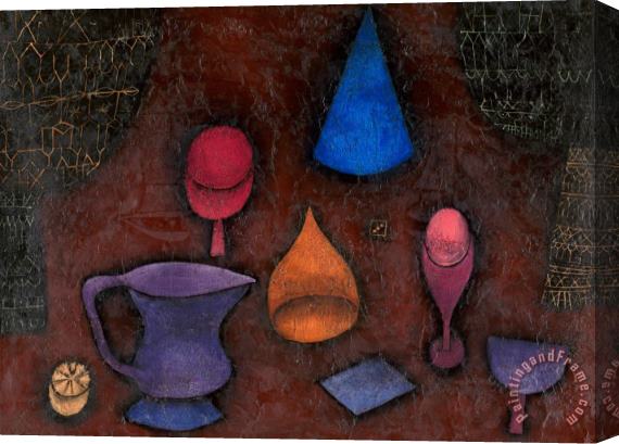 Paul Klee Still Life Stretched Canvas Print / Canvas Art