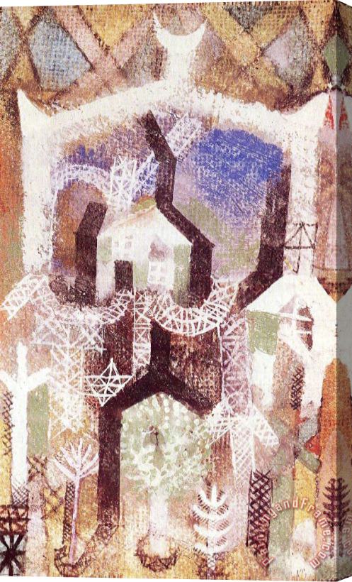 Paul Klee Summer Houses 1919 Stretched Canvas Painting / Canvas Art