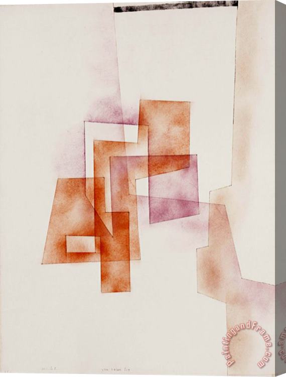 Paul Klee To The White Door Sum Weissen Tor Stretched Canvas Print / Canvas Art