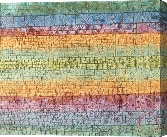 Paul Klee Tree Nursery Stretched Canvas Painting / Canvas Art